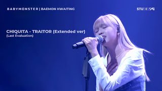 CHIQUITA BABYMONSTER  Traitor Extended ver Lyric Video [upl. by Aicirpac]