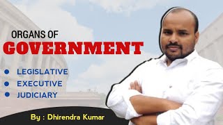 Organs Of Government  LEGISLATIVE  EXECUTIVE  JUDICIARY  DhirendraKumarshorts [upl. by Margarida]