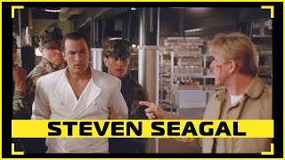 Steven Seagal  Kitchen Fight Scene — Under Siege 1992 [upl. by Erialc649]