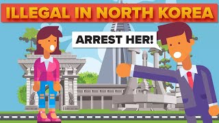 Regular Things That Are Illegal In North Korea Compilation [upl. by Sheba]