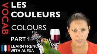 Colours in French Part 1 basic French vocabulary from Learn French With Alexa [upl. by Cosma]