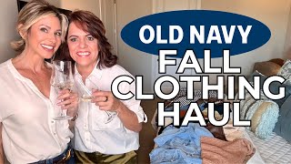 Affordable Fall Fashion Old Navy Haul amp Try On  Dominique Sachse [upl. by Rtoip618]