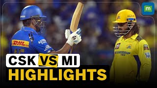 IPL Match 29 Highlights  Chennai Super Kings Win By 20 Runs  CSK vs MI [upl. by Stockton]