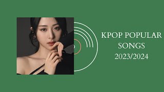 PLAYLISTKPOP POPULAR SONGS 20232024hypeworkoutchill [upl. by Kerk]