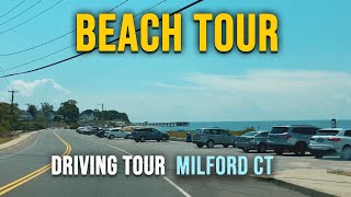 Best Beaches In Connecticut  4k Neighborhood Driving Tour Of Gulf Beach Milford CT [upl. by Abbub]