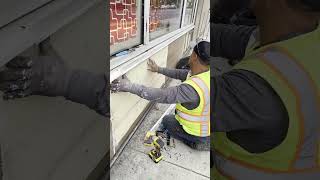 Repairing A Damaged Cement Siding With New Hardie Cedarmil Fiber Cement Primed Lap Siding [upl. by Prosser192]