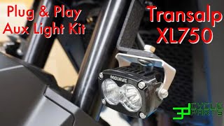 Transalp Plug amp Play Aux Light Kit  3D Cycle Parts How to Install [upl. by Sezen22]