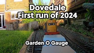 The first run of Dovedale 2024  Garden 0 Gauge [upl. by Stanfield384]