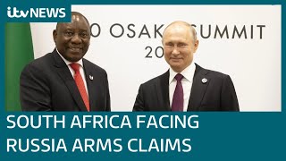 US ambassador accuses South Africa of providing arms to Russia  ITV News [upl. by Ranitta]