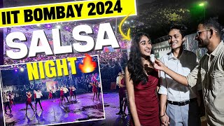 The most beautiful Salsa Night of IIT Bombay 2024 🕺💃😳 iitbombay iit salsa iitjee jee students [upl. by Selegna503]