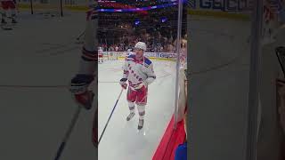 MATT REMPE SKATES AROUND Rangers Hockey pre game 10 2024 [upl. by Sukramal325]