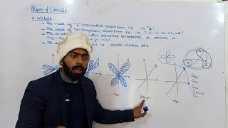 Shapes of orbitals  dOrbital  11th class chemistry  chno5 [upl. by Eseila]