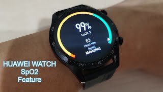 HUAWEI WATCH GT2 SPO2 Function [upl. by Yntrok]