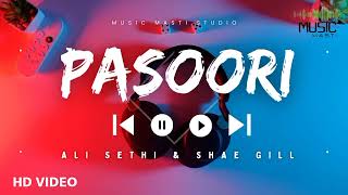 PASOORI  Ali Sethi Shae Gill  Panjabi song [upl. by Anatole]