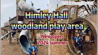 《玩》UK 🇬🇧 Himley Hall woodland play area playground [upl. by Eanahc]