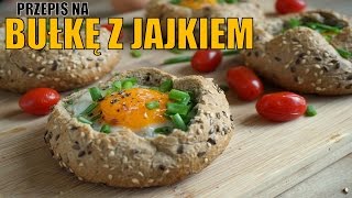 BUŁKA Z JAJKIEM  FIT Przepis 13 [upl. by Sayette337]