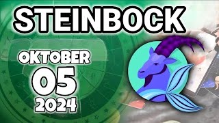 horoskop Steinbock Samstag 5 Oktober 2024 [upl. by Ahsilaf]