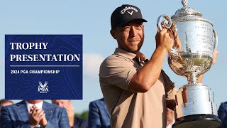 Trophy Presentation  2024 PGA Championship [upl. by Adnana]