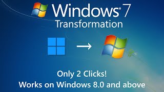 Revert8Plus Transform Windows 81011 into Windows 7 or Vista [upl. by Nylikcaj]