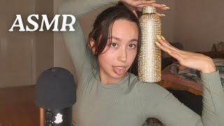 Mic Scratch UpClose Whisper ASMR Tapping on Rhinestones✨ [upl. by Etezzil]