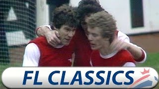 Arsenal 3 v Man Utd 1  197778  Football League Classic Matches [upl. by Lunetta]