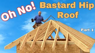 How to frame an irregular “bastard” hip roof – Stepby step instructions [upl. by Etteniotna814]