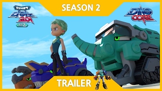 Official DinoCore  Season 2 Coming Soon  Here Comes the New Dino Master Akan  HD 3D Animation [upl. by Bennie]