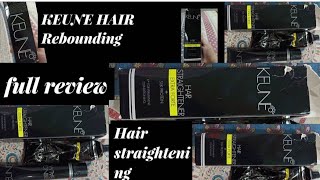 KEUNE Hair StraightenerReboundingSilk Proteinfor Permanent Conditioning [upl. by Eidnar]