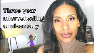 Microshaded eyebrows3 years after later [upl. by Hidie]