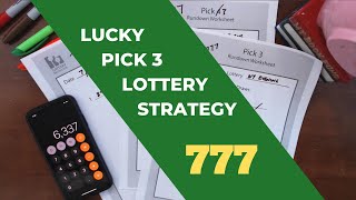 Lucky Pick 3 Lottery Strategy  Triple 777s With Date Sums [upl. by Ardnic]