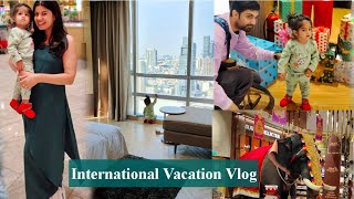 International Vacation with baby❤️Kahaa ae hai humlog  VLOG DAY 1 [upl. by Flodnar]