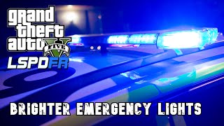 HUR DU FÅR REALISTISKA amp STARKA BLÅLJUS I GTA 5 BRIGHT [upl. by Ytirahs844]