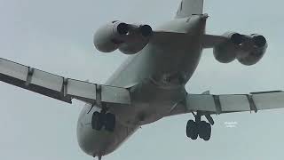 Vickers VC10 coded ZA150 Visits Malta Airport Fuel Stop [upl. by Torres]