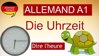 🇩🇪 Dire lheure  Allemand A1  apprendreallemand [upl. by Fransis]