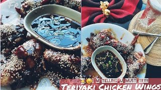 Teriyaki Chicken Wings l Fizzas Recipe [upl. by Gowon417]