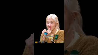 Rose is Too Spicy Eating Chicken rosé roses roséblackpink shortsfeed [upl. by Searle]