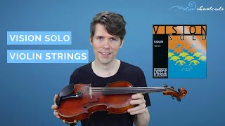 Vision Solo Violin Strings by Thomastik Infeld  Violin Strings Test [upl. by Isadora]