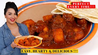 The BEST Quick amp Easy CARNE con CHILE Dinner Recipe  Chile Colorado Express Recipe [upl. by Ycart]