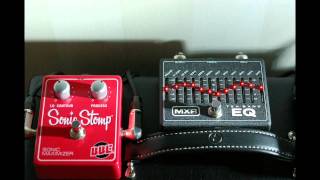 MXR and Sonic Stomp sound test  metal riffing [upl. by Malorie690]