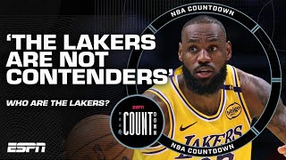 NOT CONTENDERS 🗣️ Kendrick Perkins isnt optimistic on the Los Angeles Lakers  NBA Countdown [upl. by Aihsad]