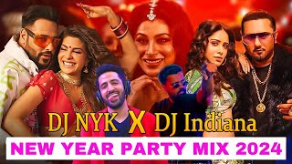 NEW YEAR BOLLYWOOD PARTY MIX MASHUP 2024👻NON STOP BOLLYWOOD DANCE PARTY MIX2024DJ NYK X DJ Indiana [upl. by Liek]