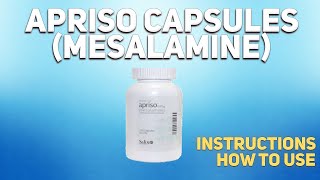 Apriso Capsules Mesalamine how to use How and when to take it Who cant take Mesalamine [upl. by Enilamme]