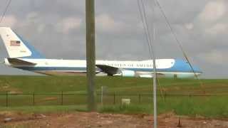 President Obama Lands in College Park Georgia [upl. by Monney659]