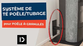 Installer un système de té poêletubage sur une configuration de poêle à granulés [upl. by Prussian]