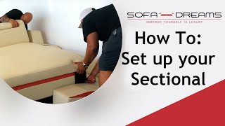 How to Set Up your sectional [upl. by Angela]