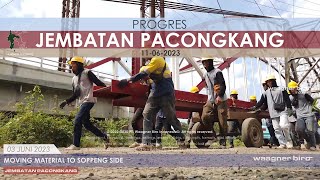 PROGRES JEMBATAN PACONGKANG SULAWESI SELATAN  11 JUNI 2023 [upl. by Notsuh]