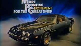 1980 Pontiac Turbo Trans Am Commercial [upl. by Nosdivad]