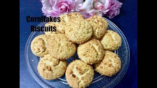 Cornflakes Cookies RecipeHow to make cornflakes biscuitcookie [upl. by Ahsinrad]