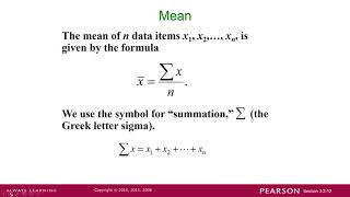 Measures of Center 1 Review of Mean and Weighted Mean [upl. by Annor114]