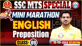 SSC MTS English Classes 2024  Preposition in English SSC MTS  MTS English By Sanjeev Sir [upl. by Shari]